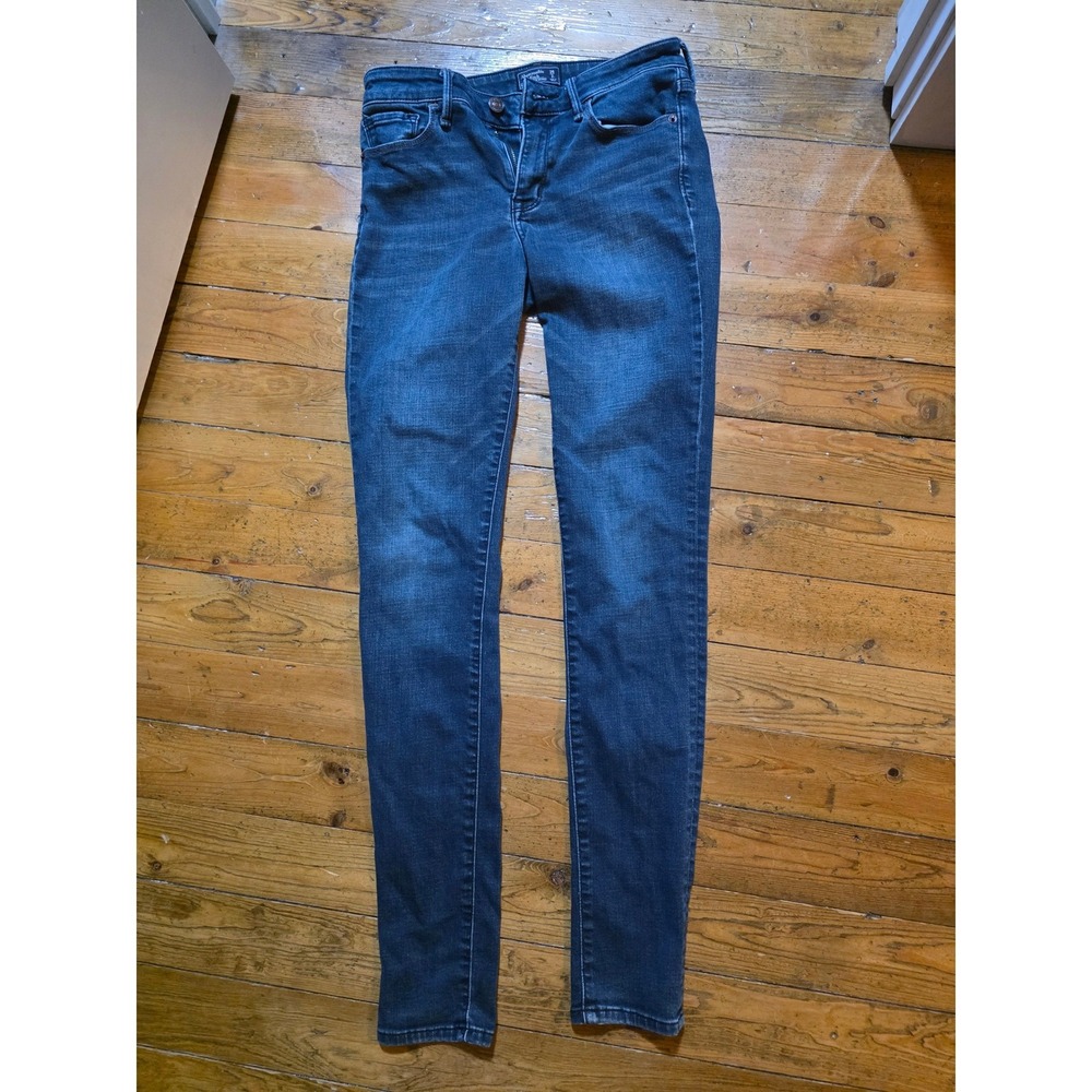 Abercrombie & Fitch Harper Super Skinny Jeans Dark‎ Wash Denim Size 26 2L Long